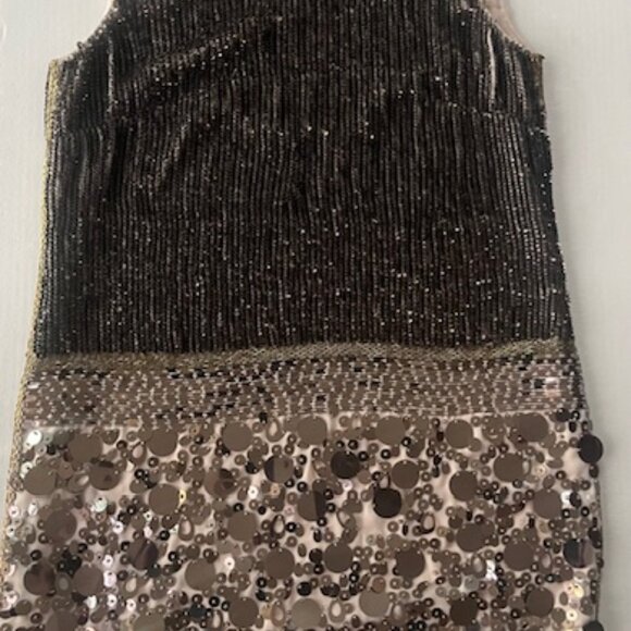 Vintage Beaded Sequin Cocktail Dress US Size 6  | Holiday Party Glam - Picture 6 of 6